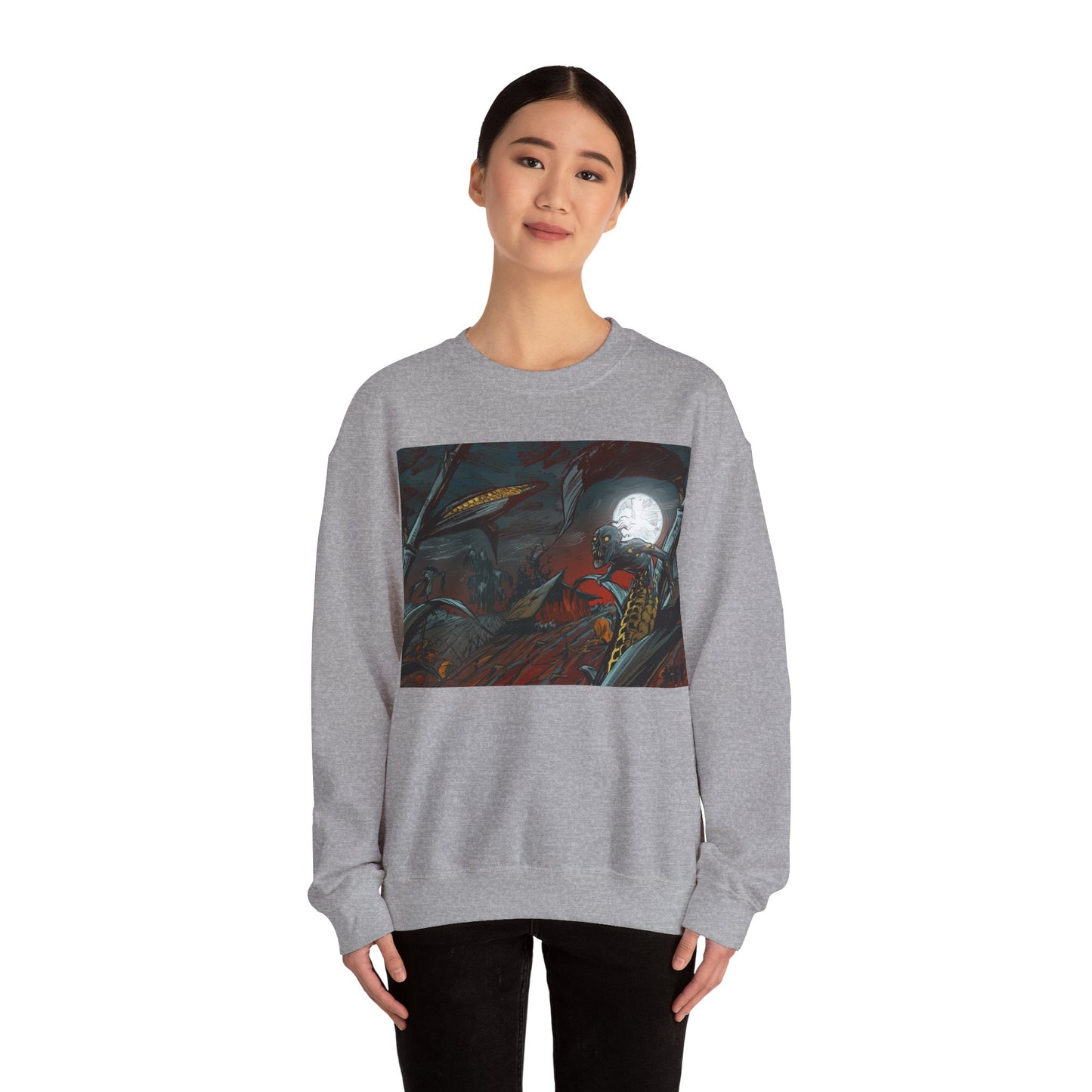 "Hey-Husk" Unisex Heavy Blend™ Crewneck Sweatshirt