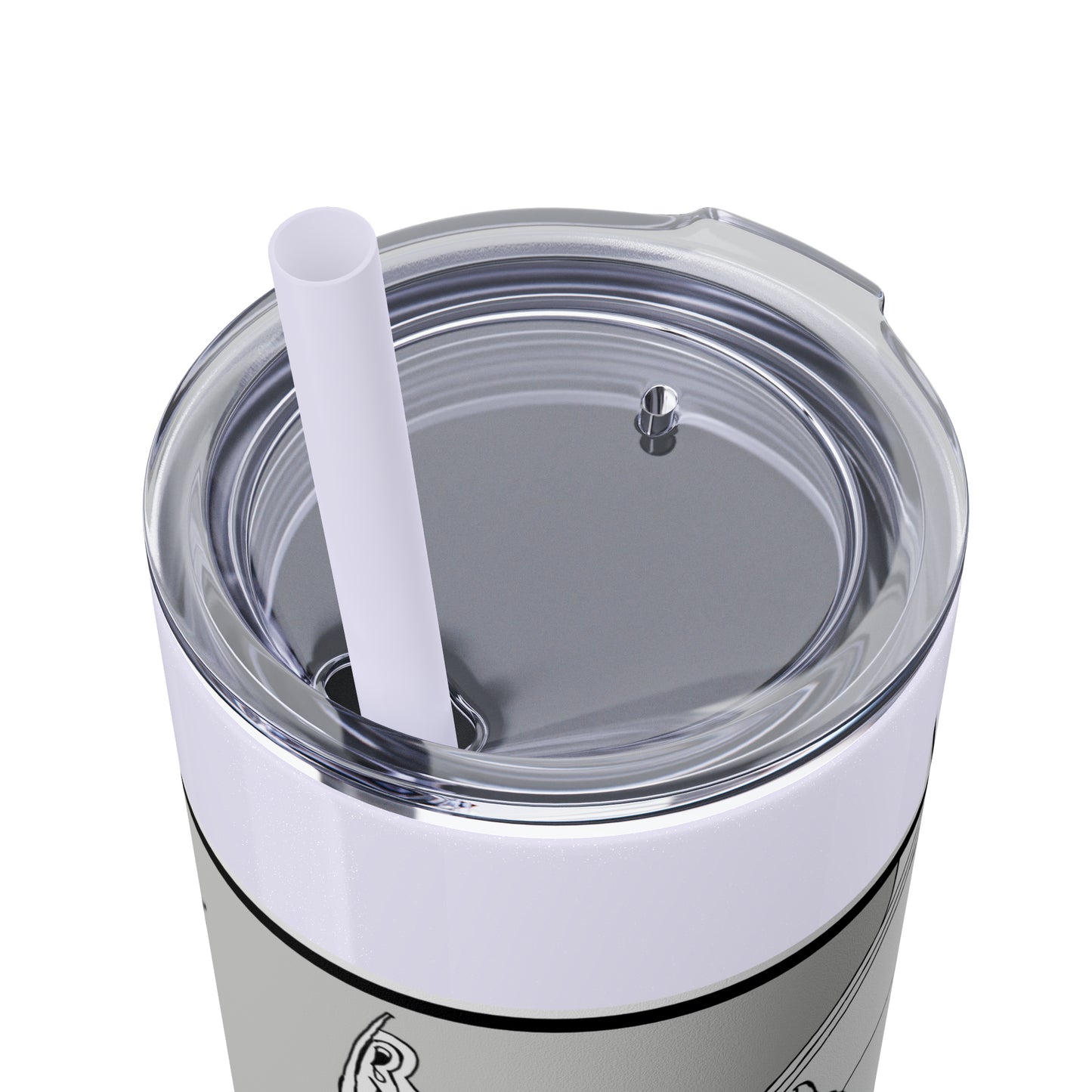 Skinny Tumbler with Straw, 20oz