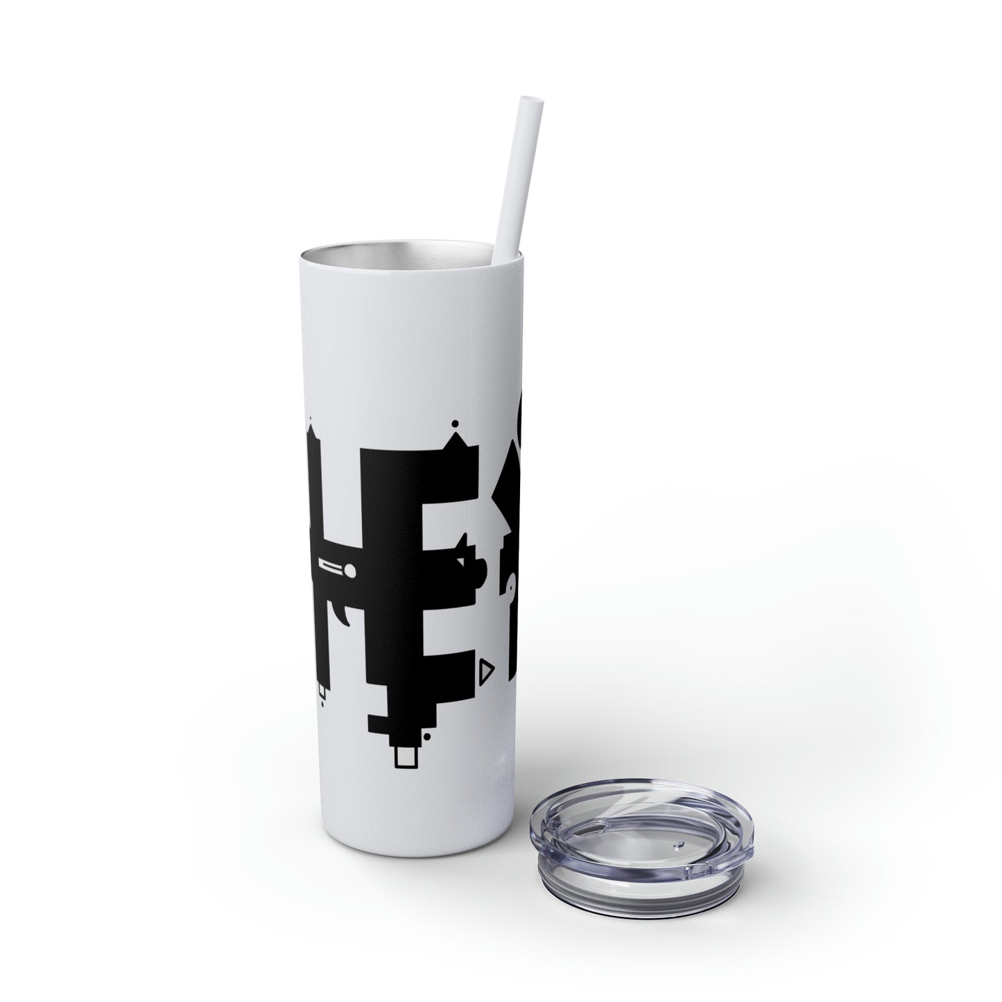 Skinny Tumbler with Straw, 20oz