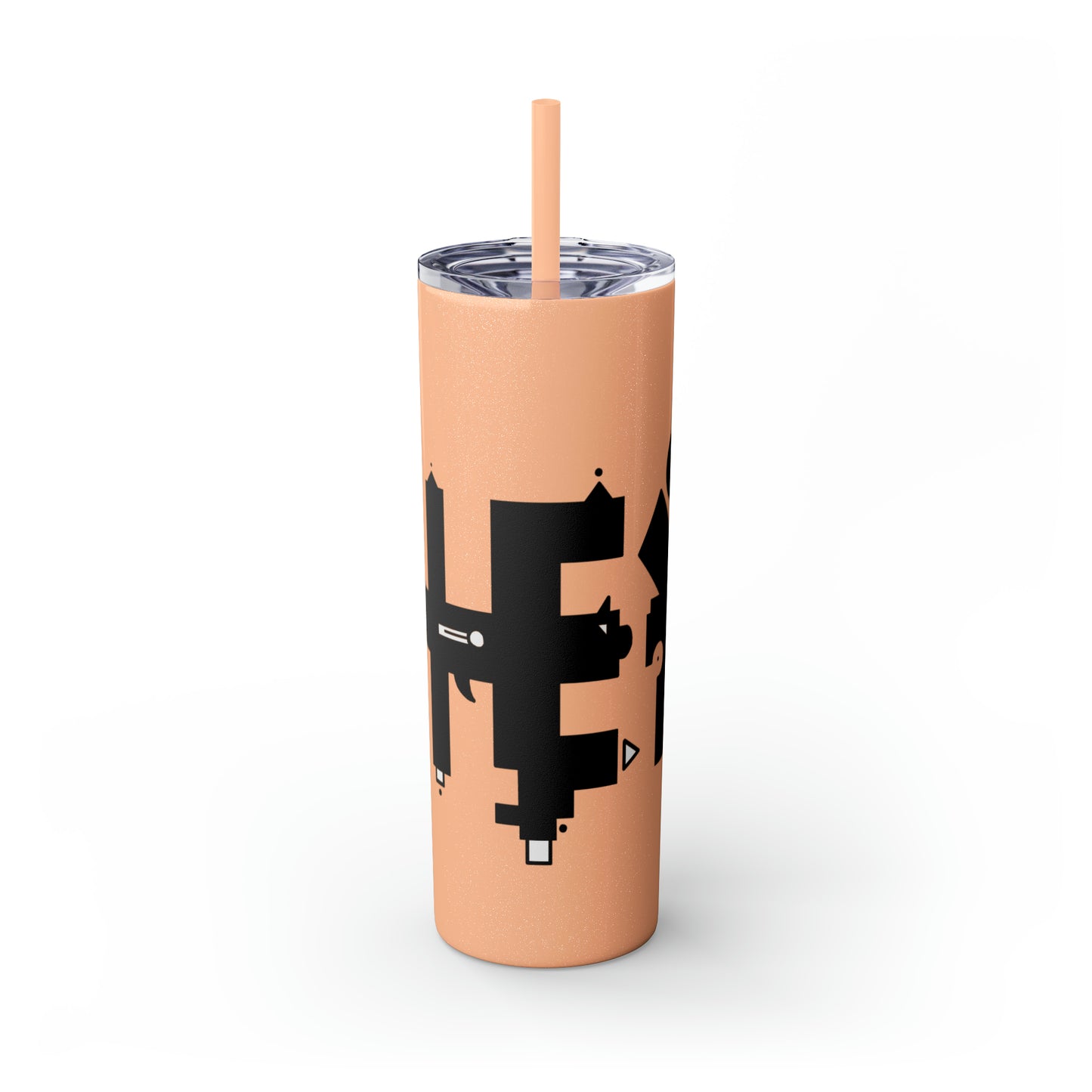 Skinny Tumbler with Straw, 20oz