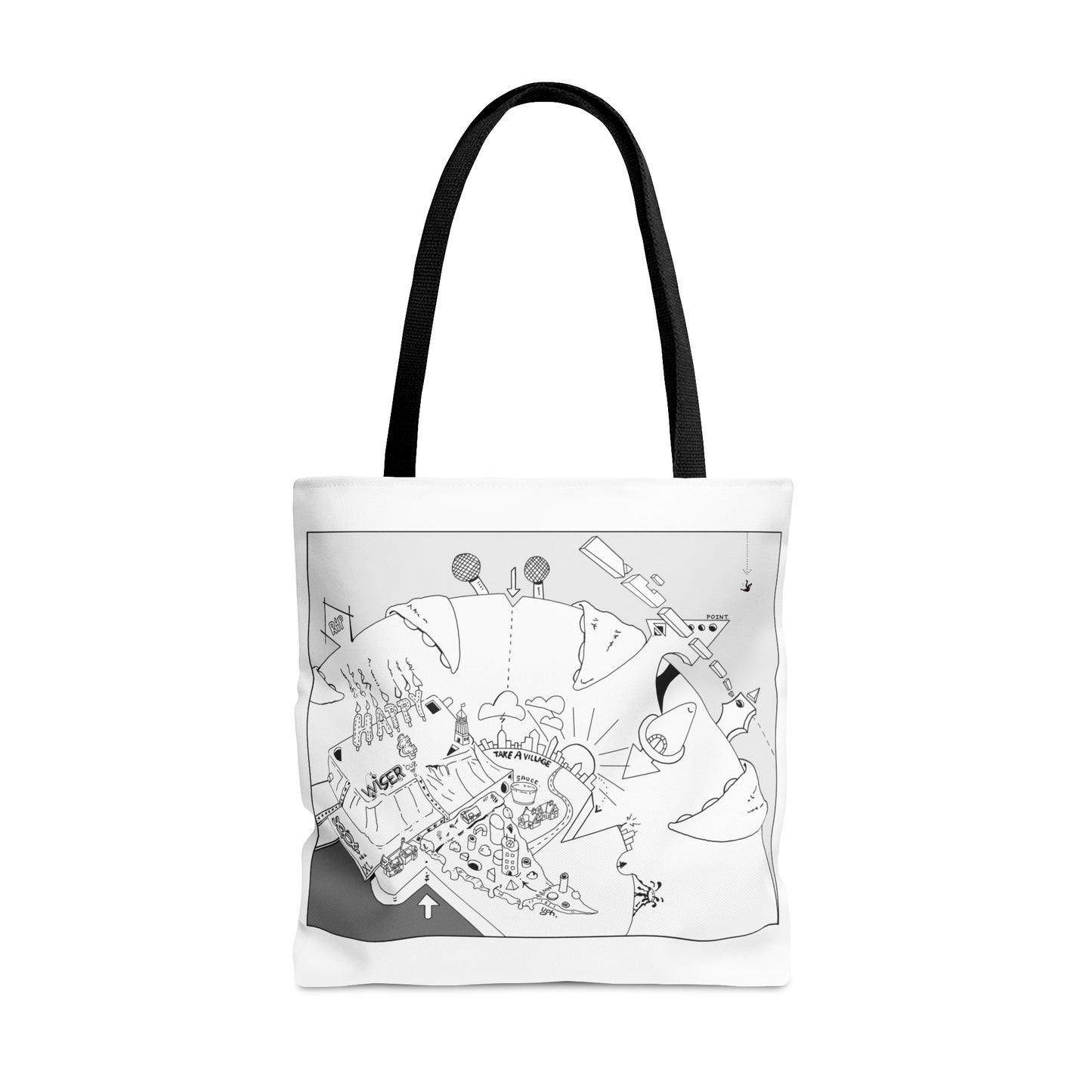 "Abraculture" by Jon Donovan Tote Bag (AOP)