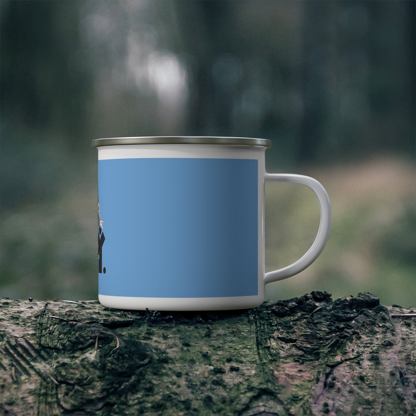 "Self-Immo" Enamel Camping Mug