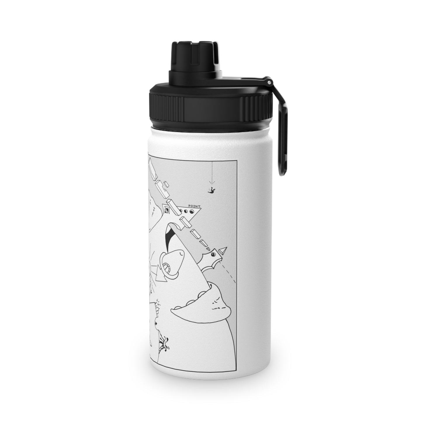 Stainless Steel Water Bottle, Sports Lid