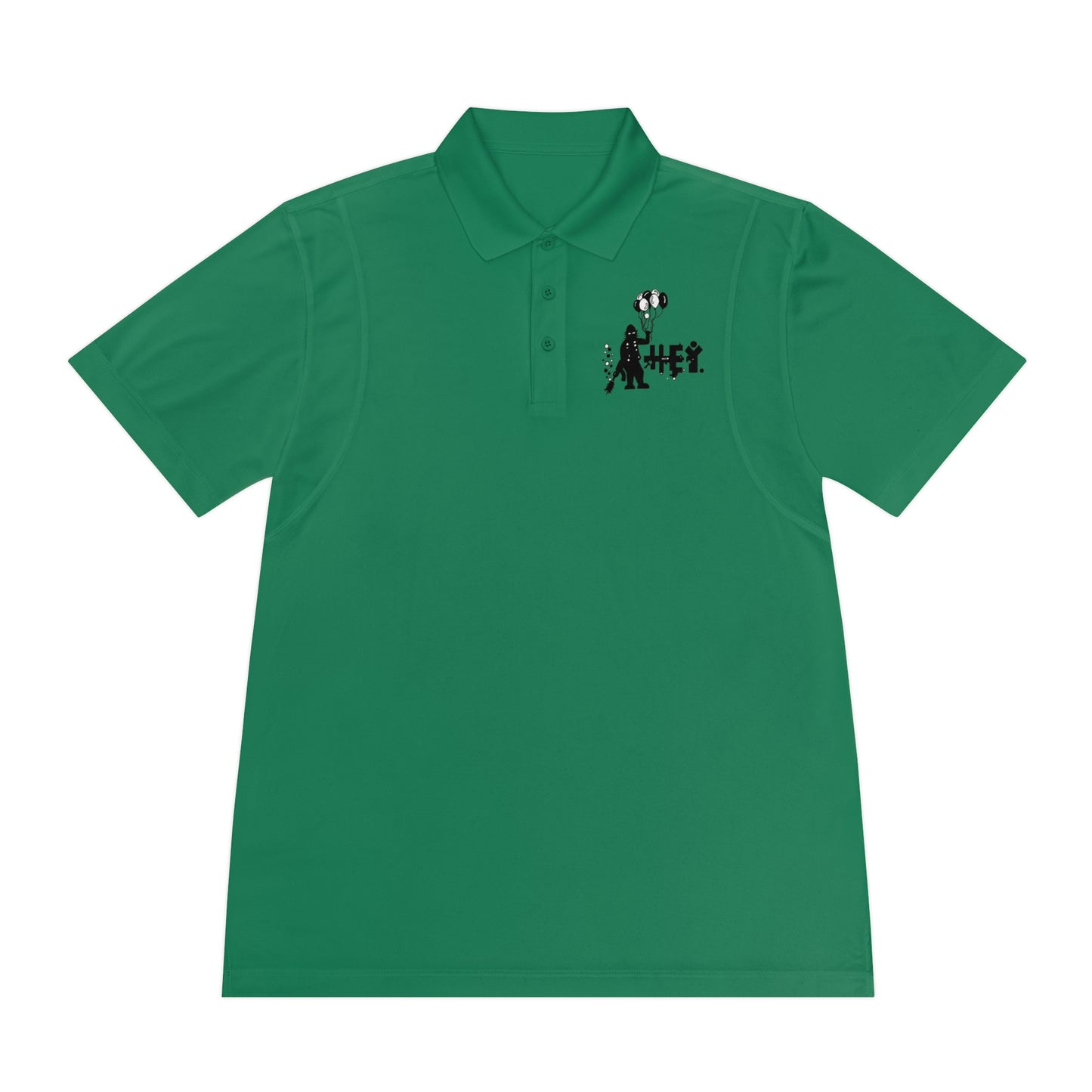 "Hey Balloons" Men's Sport Polo Shirt