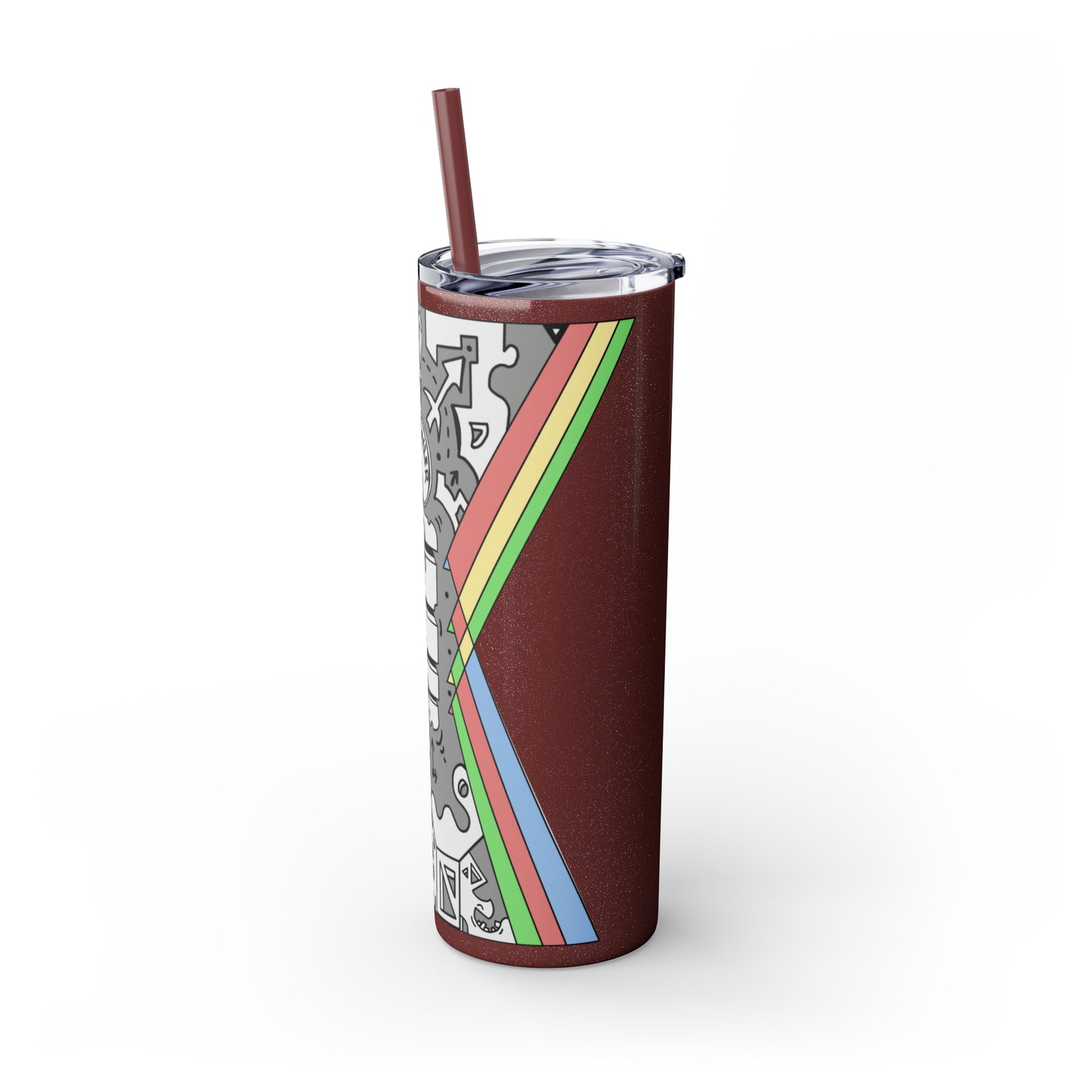 Skinny Tumbler with Straw, 20oz