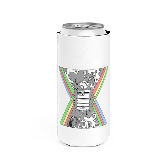 "Cell" by Jon Donovan Slim Can Cooler