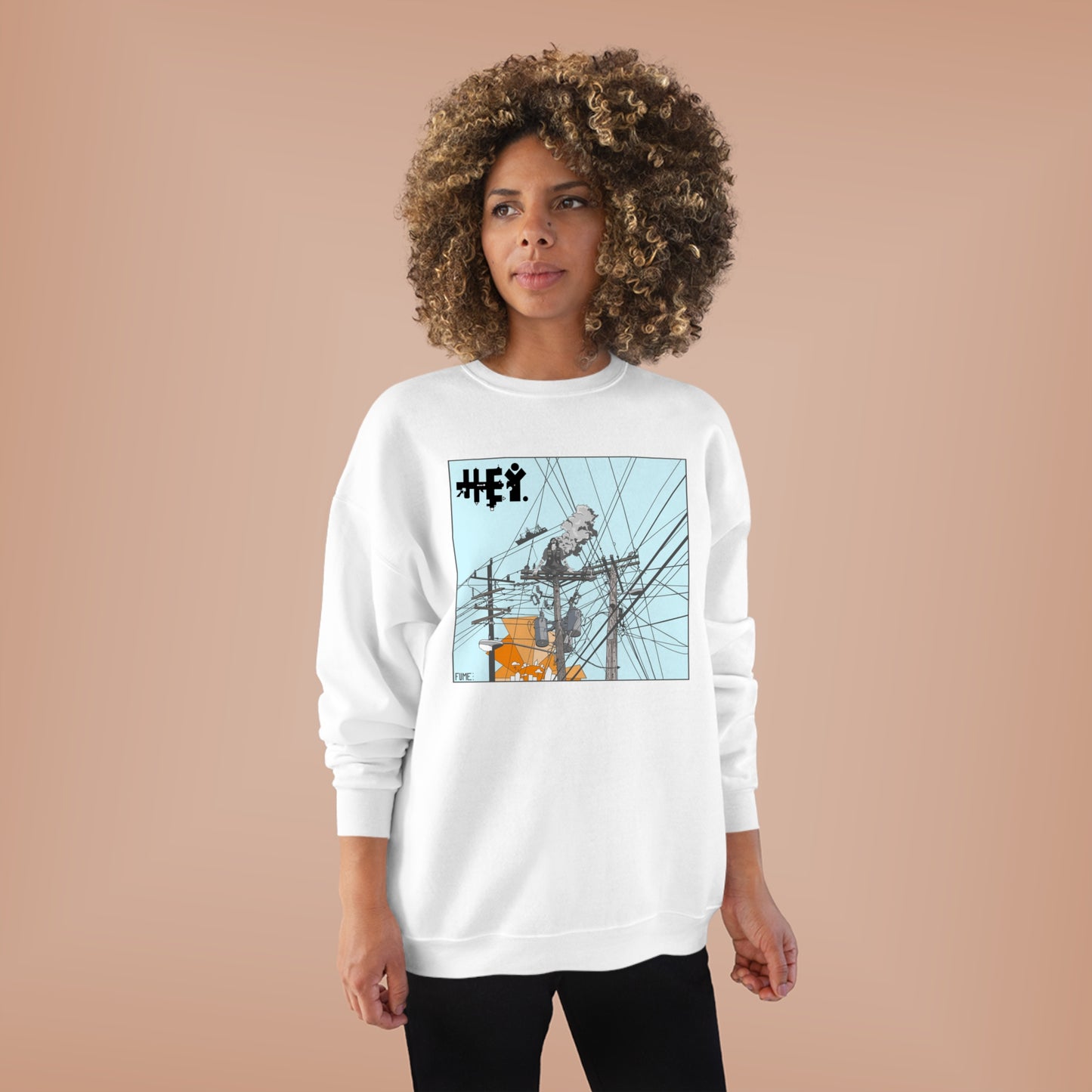 "Self-Immo" by Sietch Ramshackle Unisex EcoSmart® Crewneck Sweatshirt