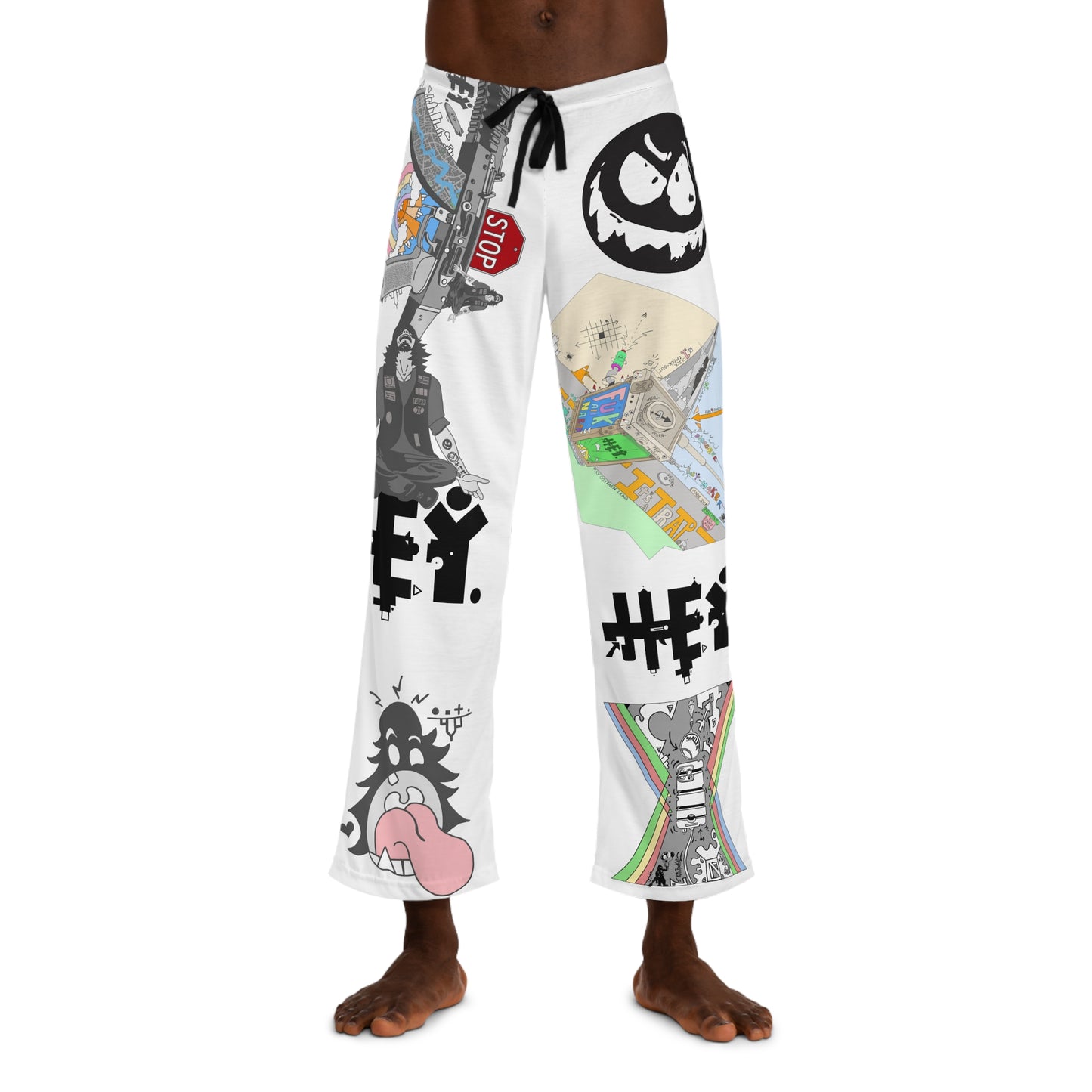 "Total Battle Armor - Bottom" Men's Pajama Pants (AOP)