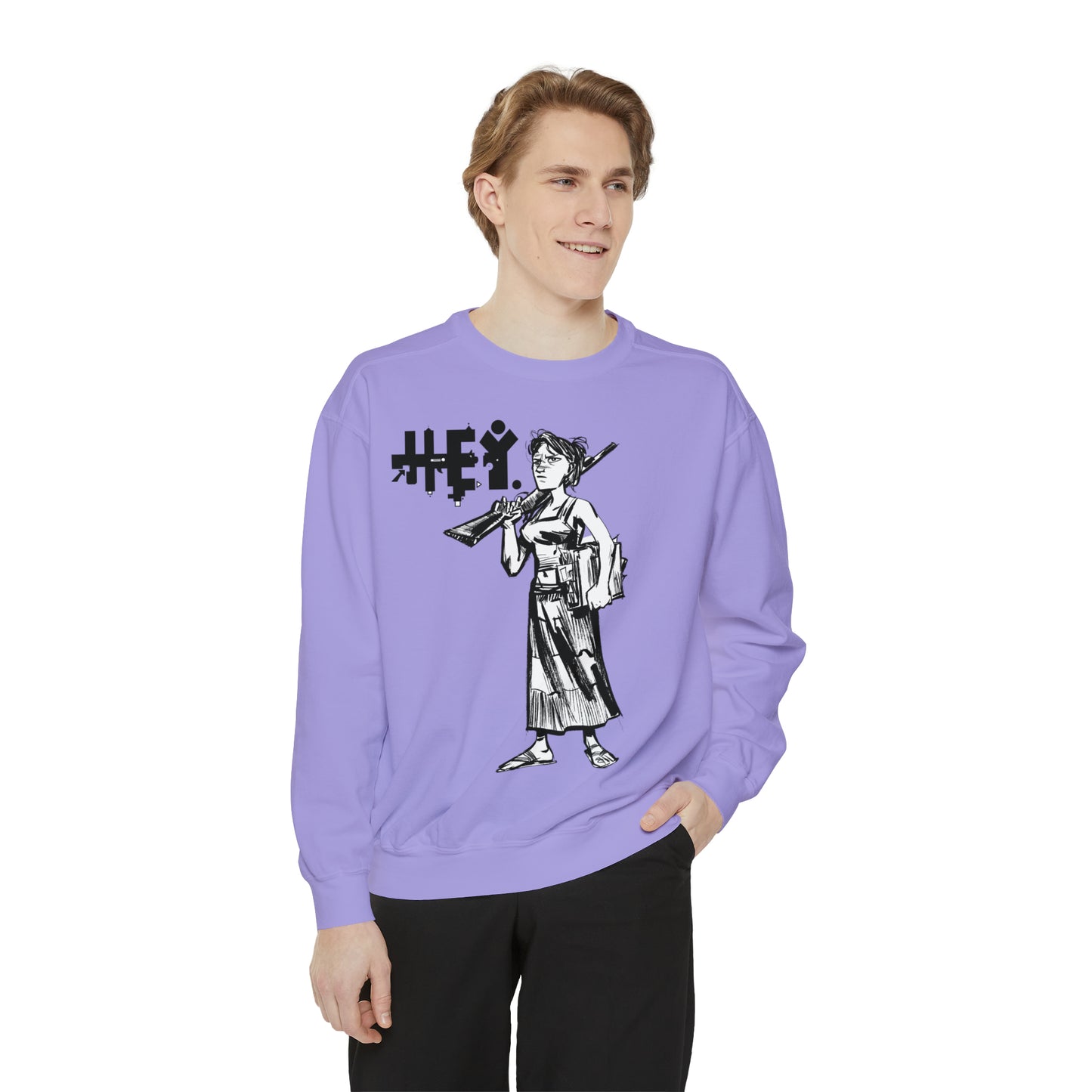 "Molly U-Hauly" Unisex Garment-Dyed Sweatshirt