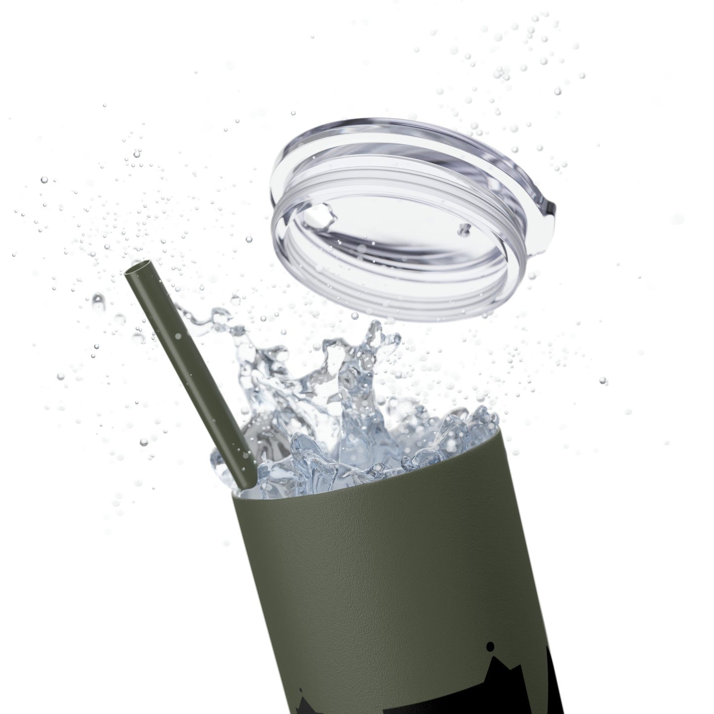 Skinny Tumbler with Straw, 20oz