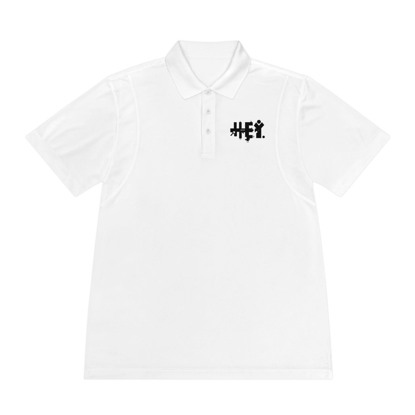 "Hey" Men's Sport Polo Shirt