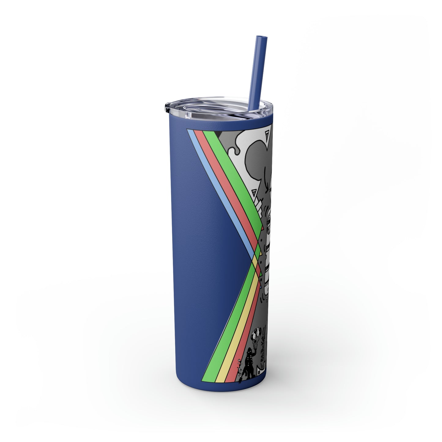 Skinny Tumbler with Straw, 20oz