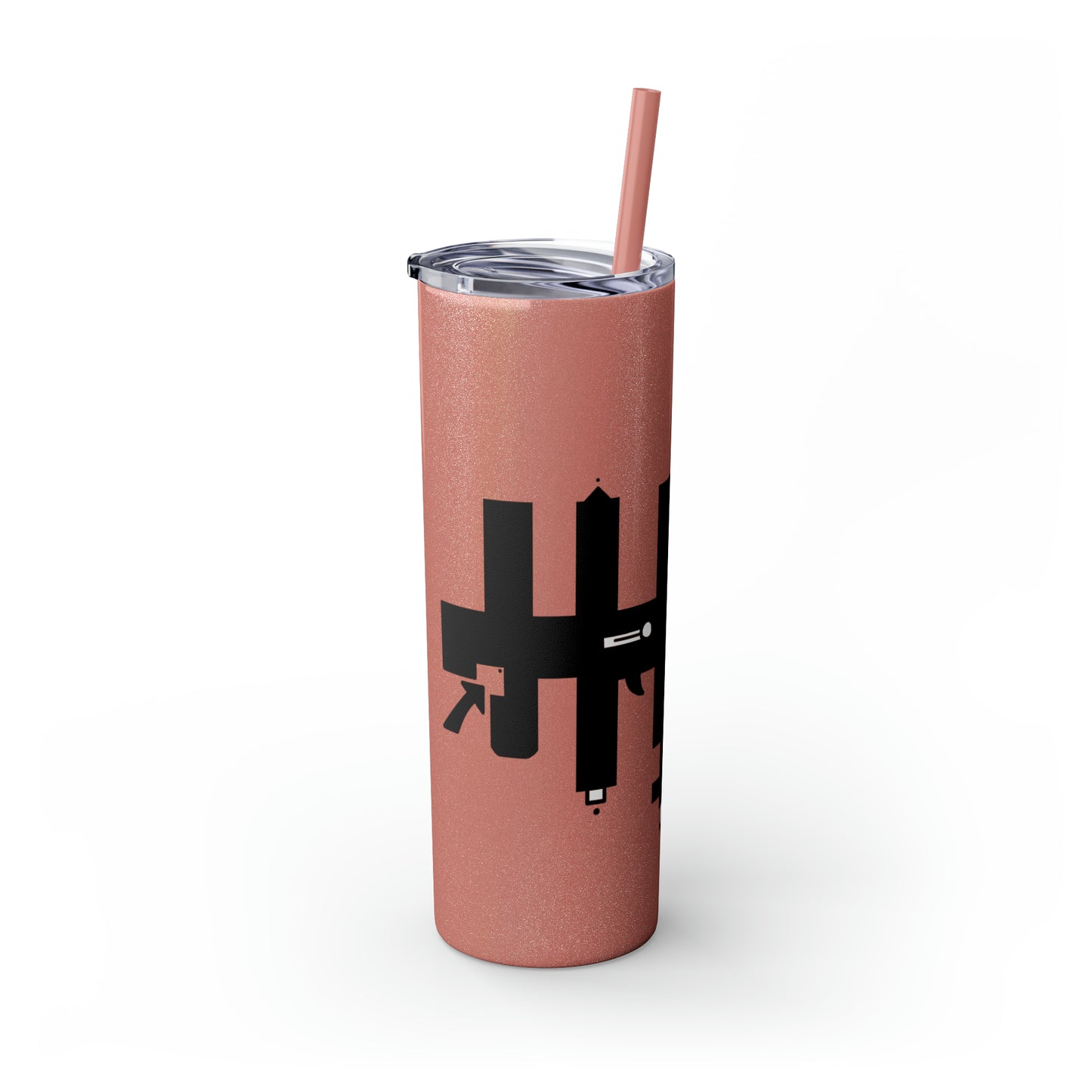 Skinny Tumbler with Straw, 20oz