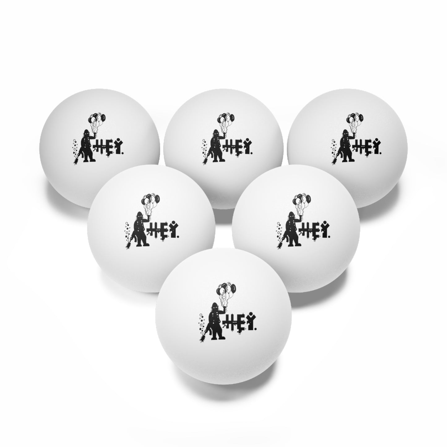 Ping Pong Balls, 6 pcs