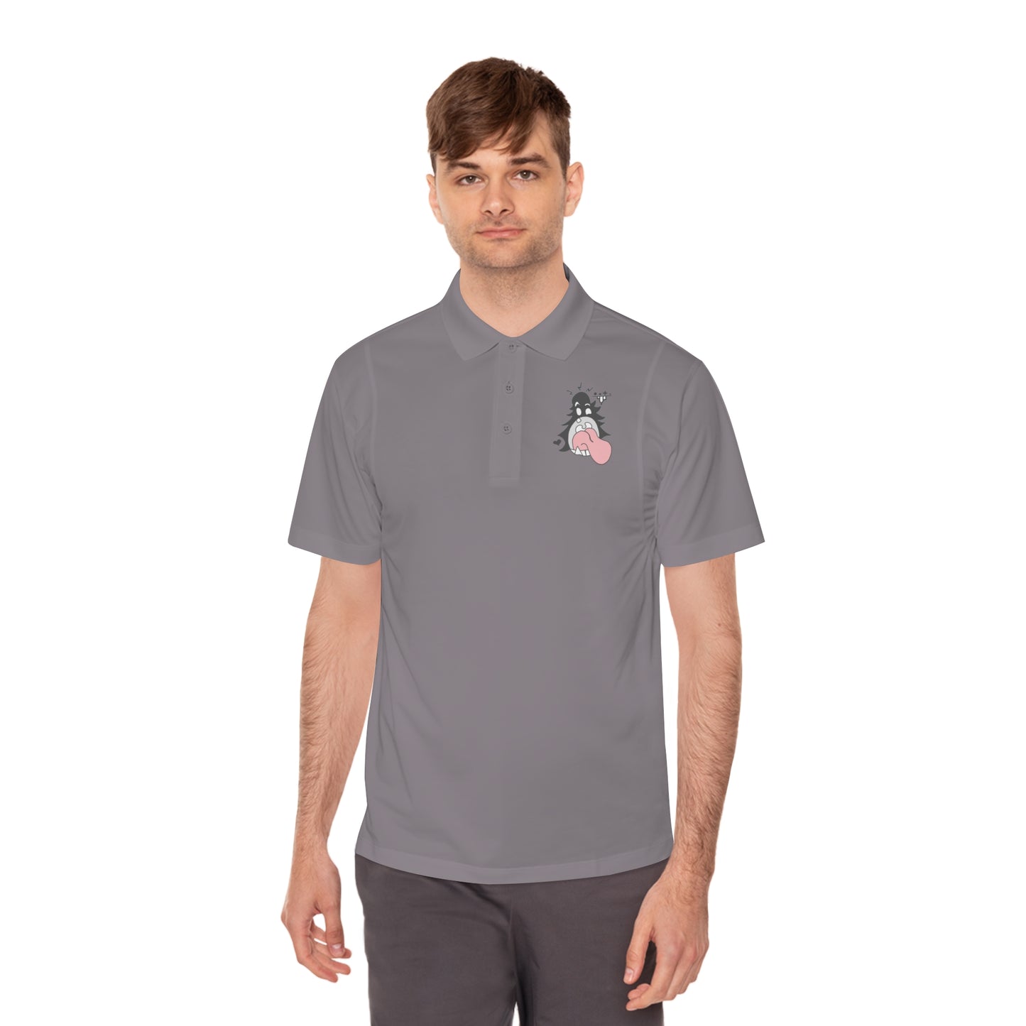 "Scrietch" Men's Sport Polo Shirt