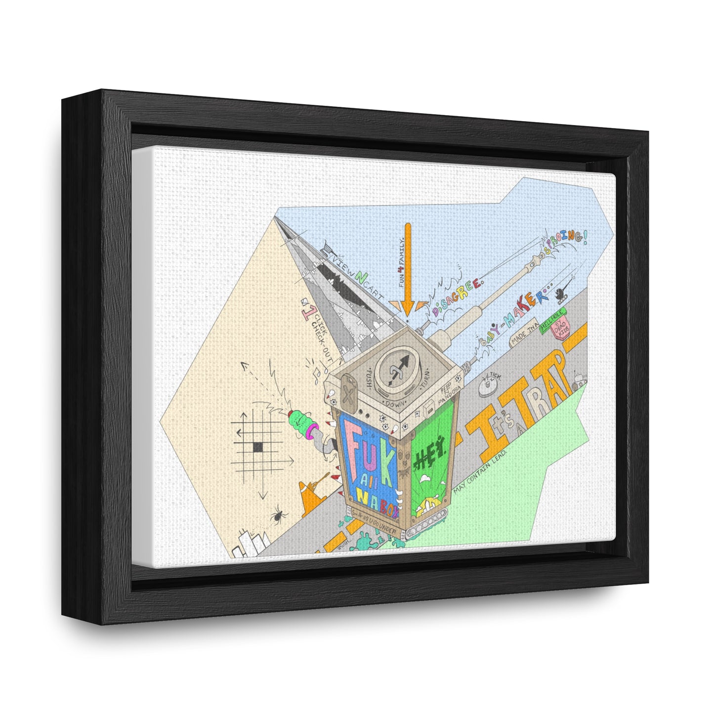 "Baby-Maker" by Sietch Ramshackle Gallery Canvas Wraps, Horizontal Frame