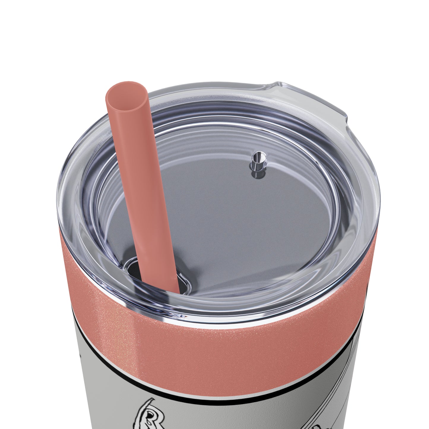 Skinny Tumbler with Straw, 20oz