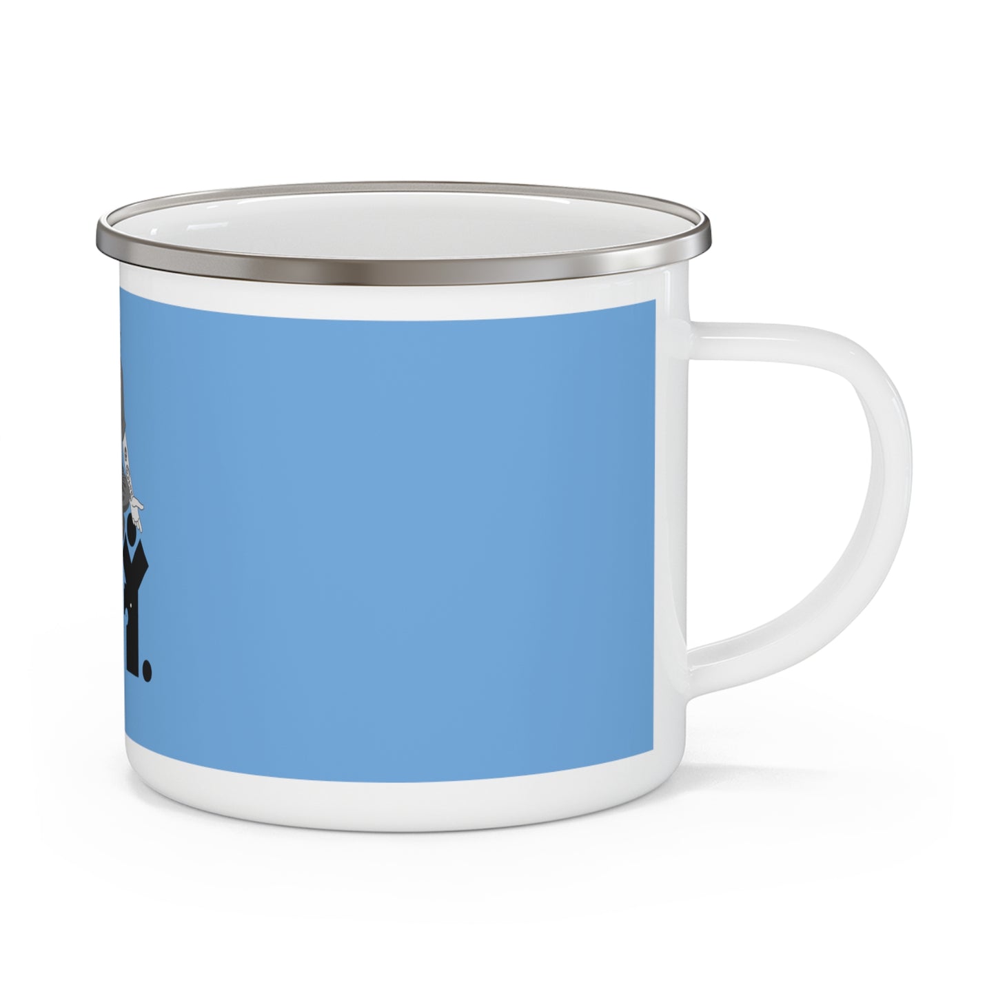 "Self-Immo" Enamel Camping Mug