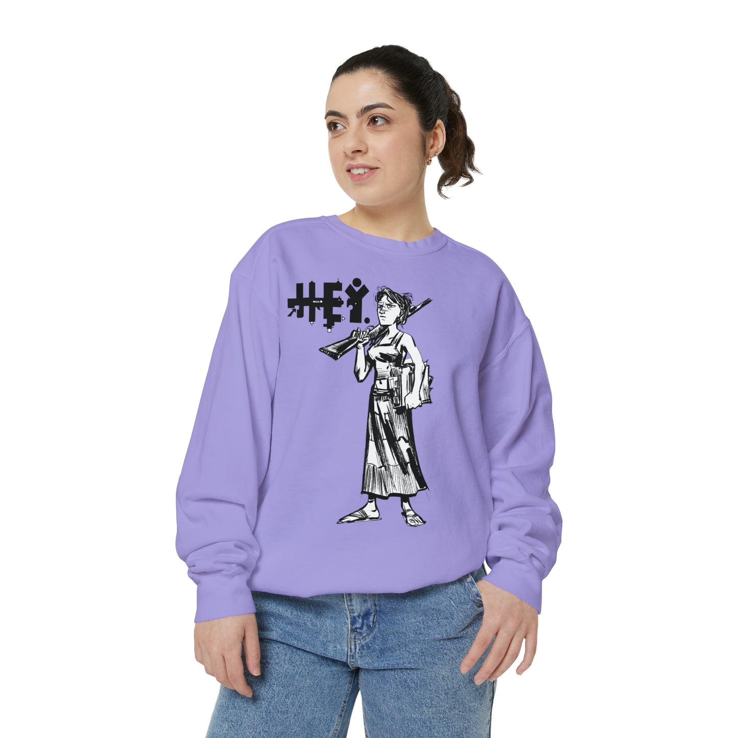 "Molly U-Hauly" Unisex Garment-Dyed Sweatshirt