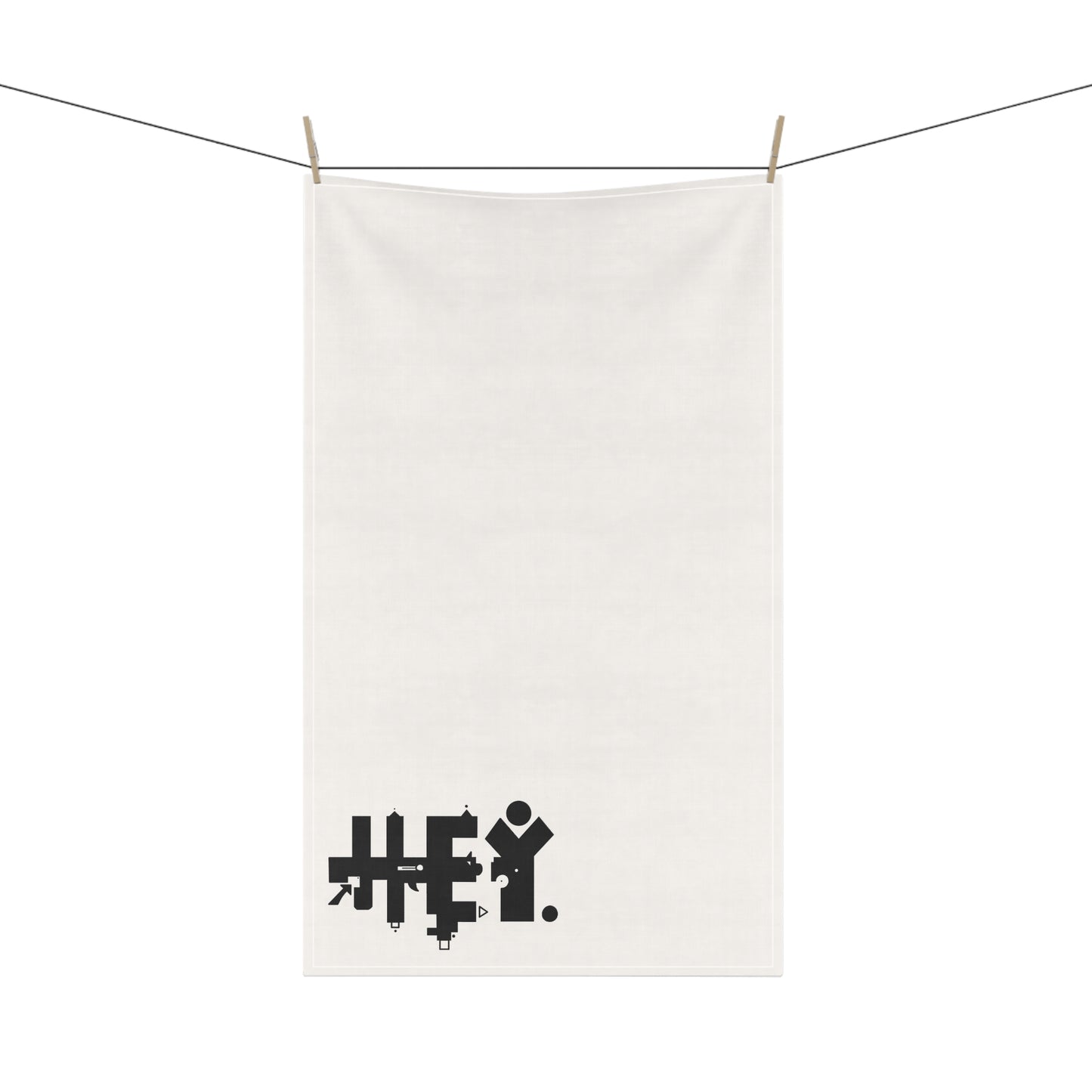 Hey. Brand Logo Kitchen Towel