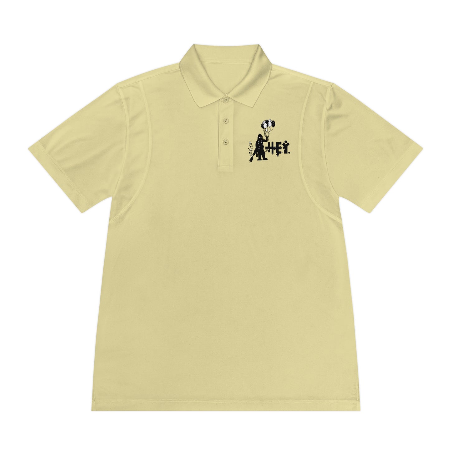 "Hey Balloons" Men's Sport Polo Shirt