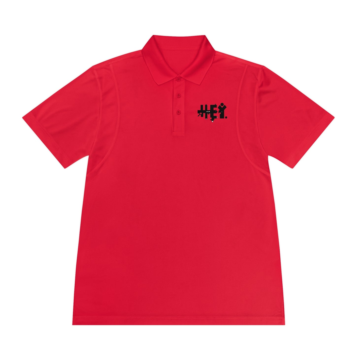 "Hey" Men's Sport Polo Shirt