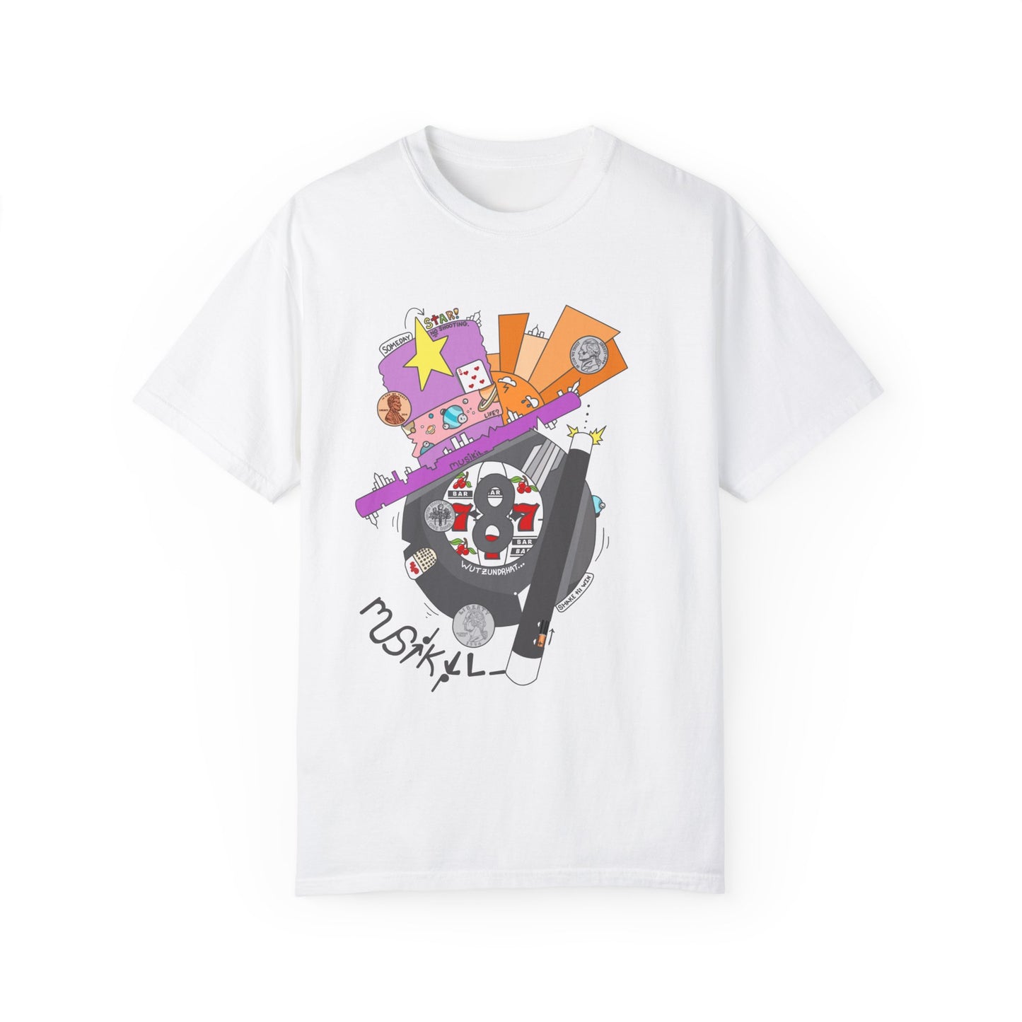 "MAGIC 8-BALL" Unisex Garment-Dyed T-shirt