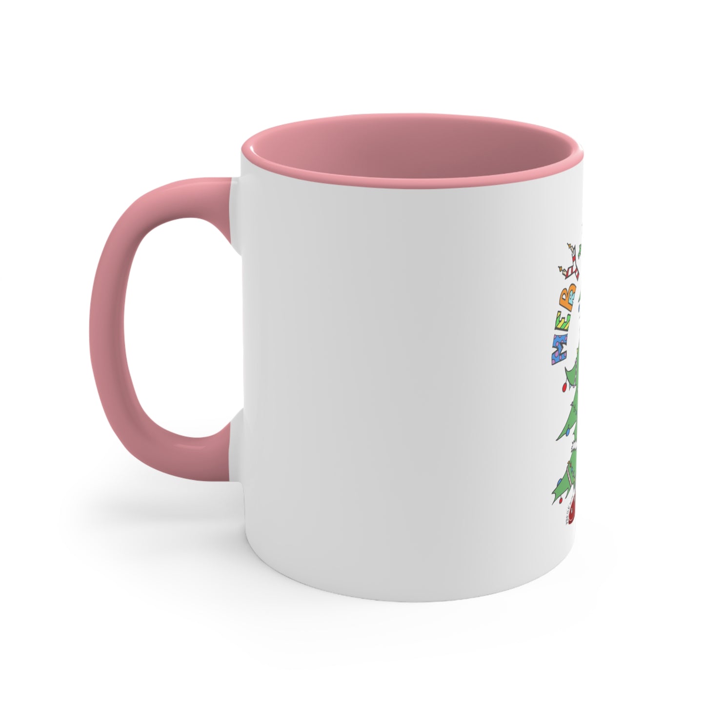 "Hey-Mas Tree" Accent Coffee Mug, 11oz