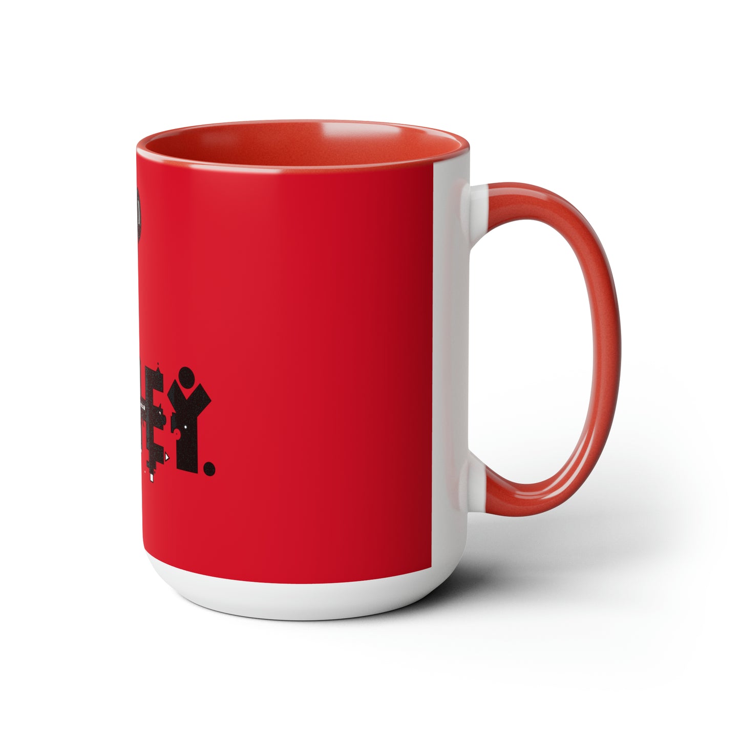 Two-Tone Coffee Mugs, 15oz