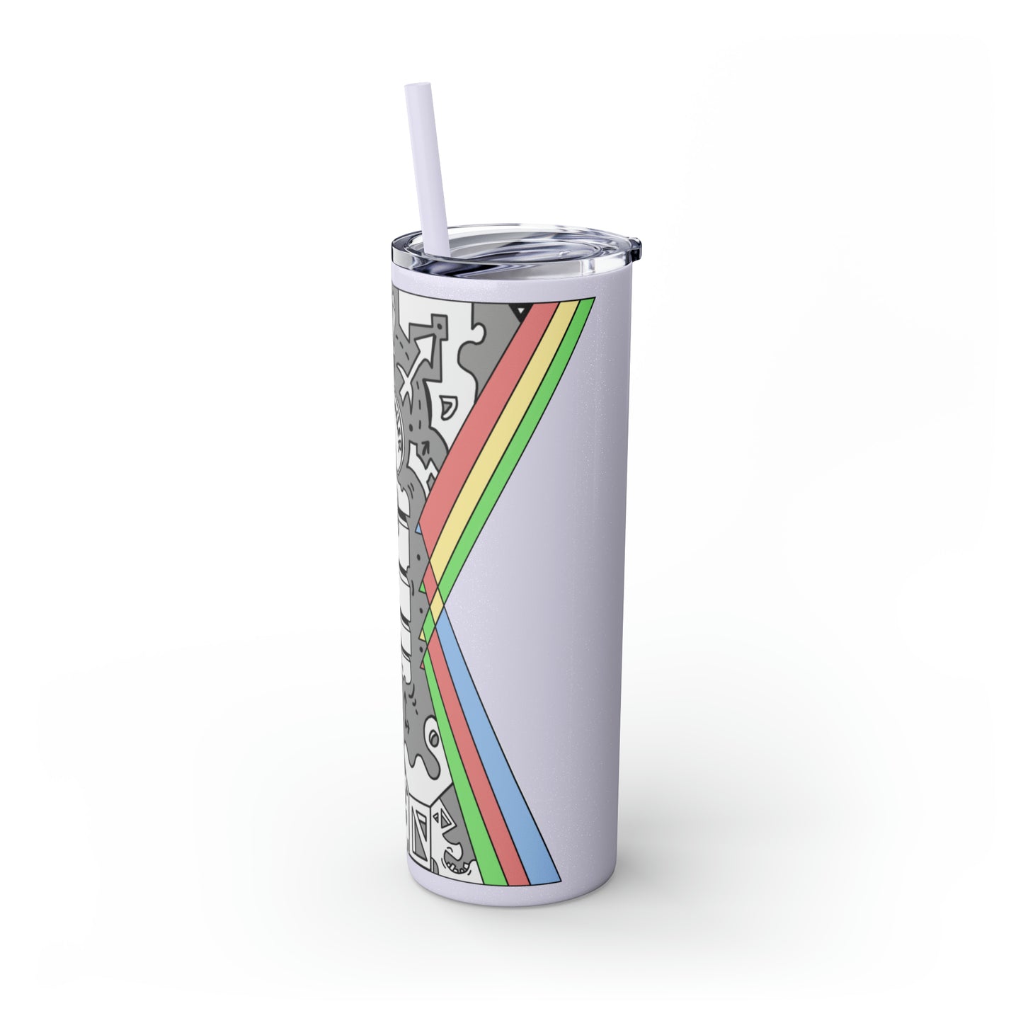 Skinny Tumbler with Straw, 20oz