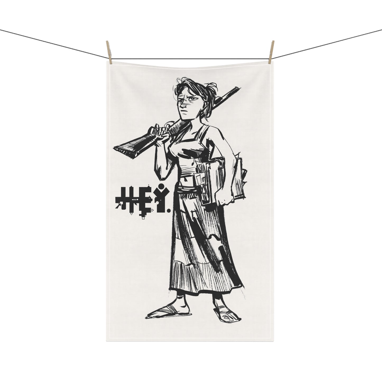 "Molly U-Hauly" Kitchen Towel