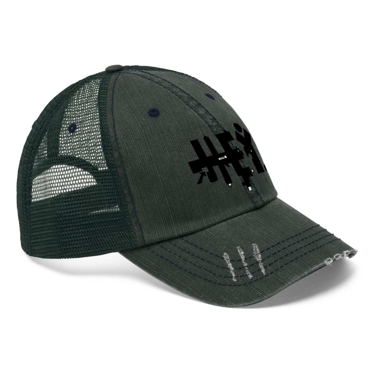 Hey. Brand Logo Unisex Trucker Hat