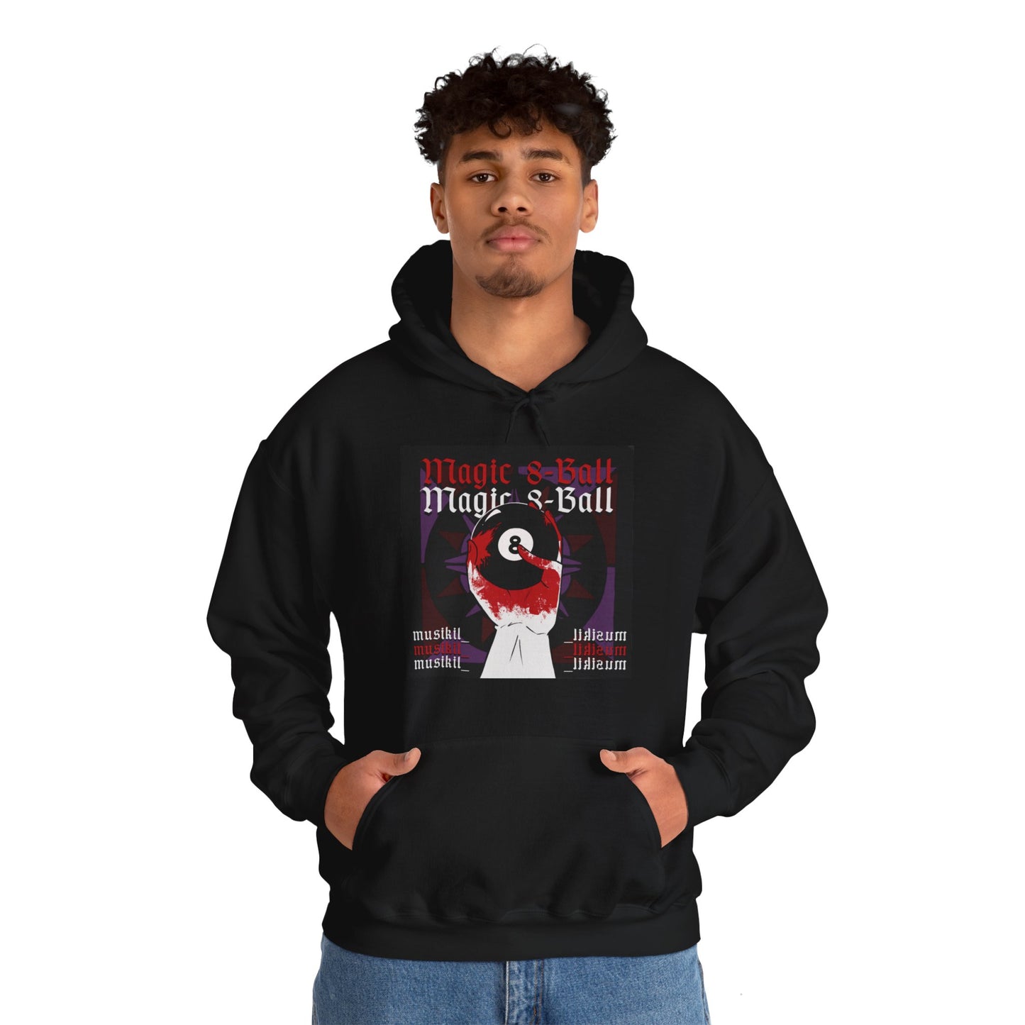 "MAGIC 8-BALL" Unisex Heavy Blend™ Hooded Sweatshirt