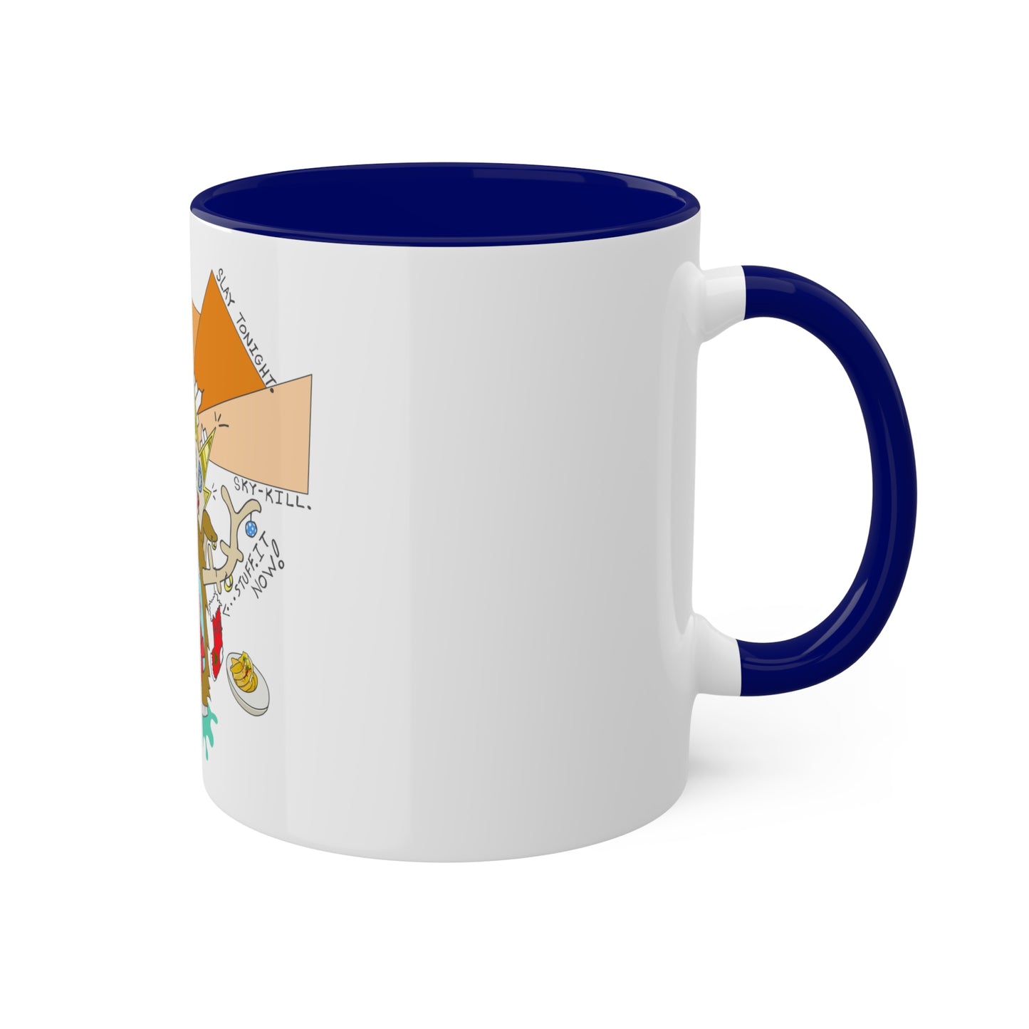 "All I Want For Christmas Is An Anti-Drone Defense System" Colorful Mugs, 11oz