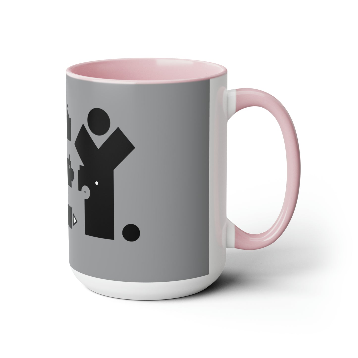 Two-Tone Coffee Mugs, 15oz