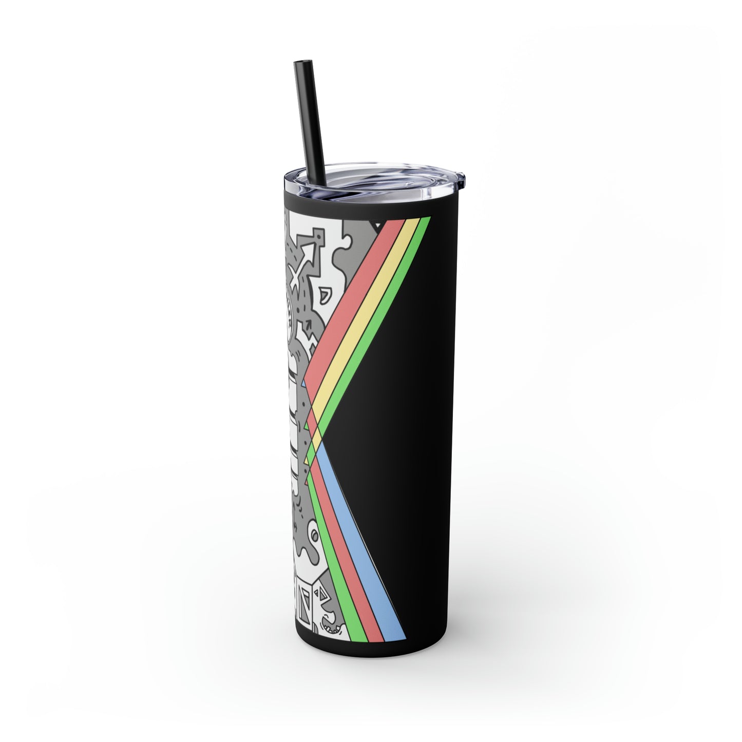 Skinny Tumbler with Straw, 20oz