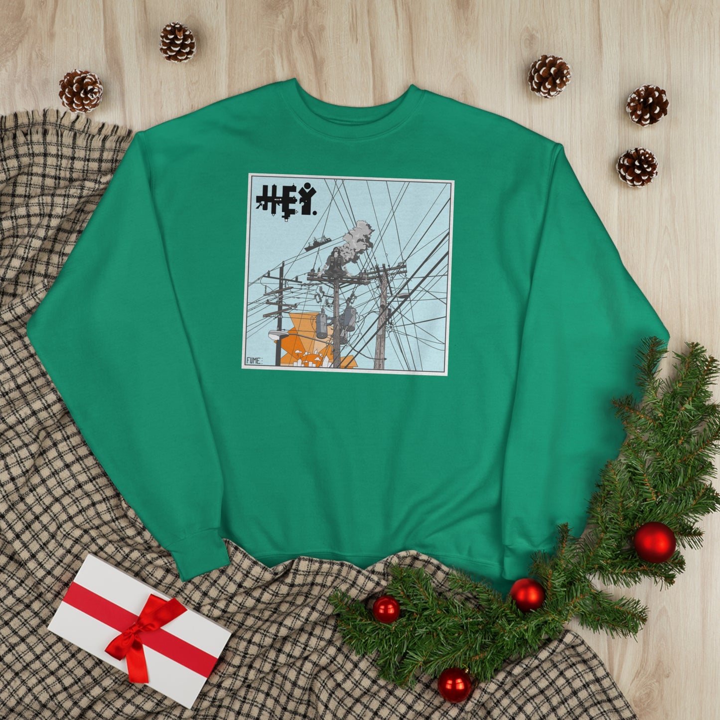"Self-Immo" by Sietch Ramshackle Unisex EcoSmart® Crewneck Sweatshirt