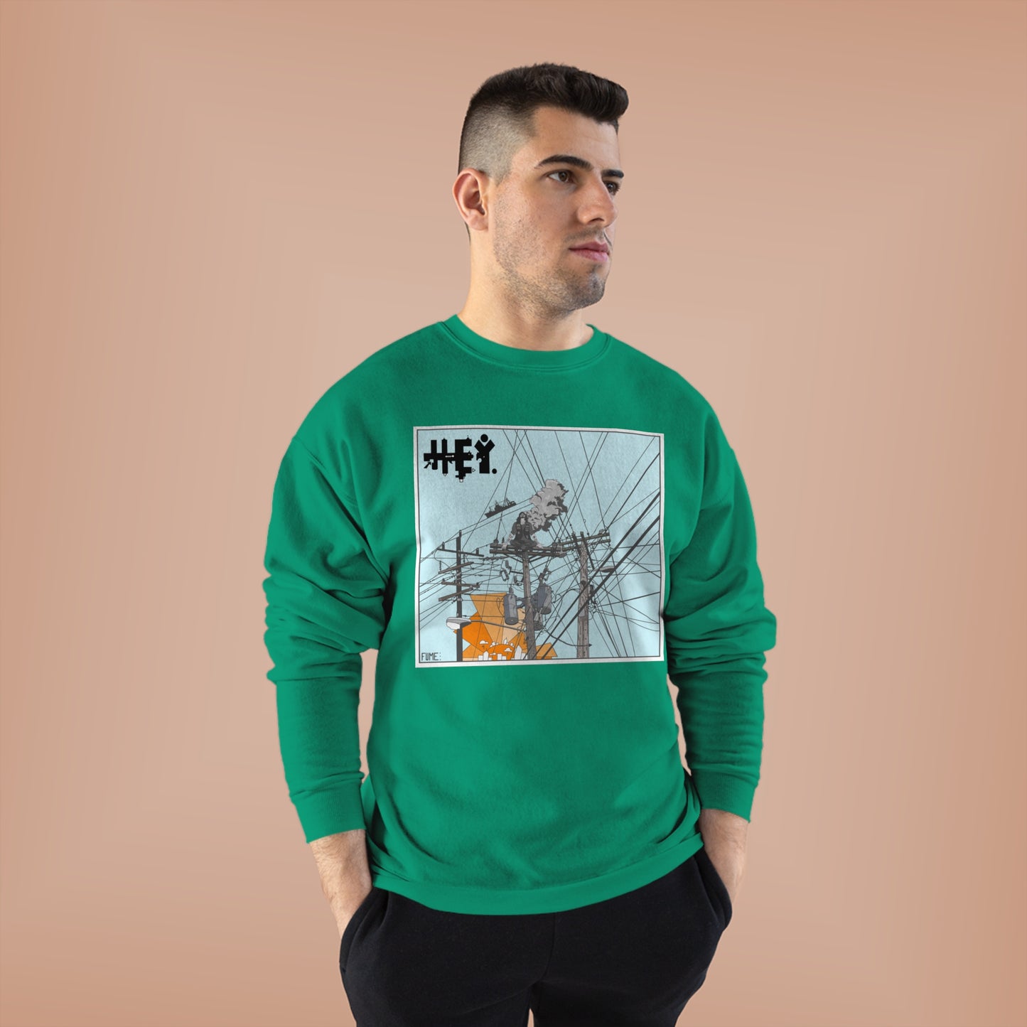 "Self-Immo" by Sietch Ramshackle Unisex EcoSmart® Crewneck Sweatshirt