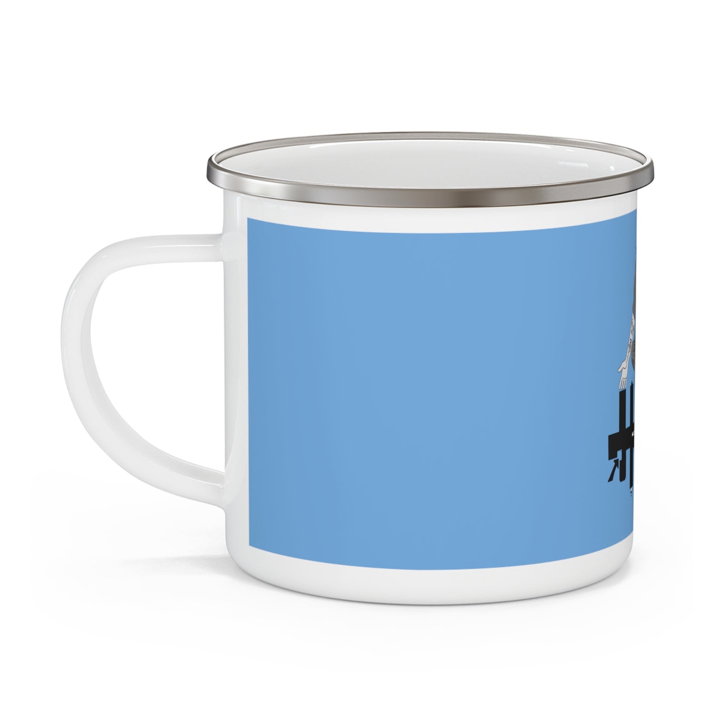 "Self-Immo" Enamel Camping Mug