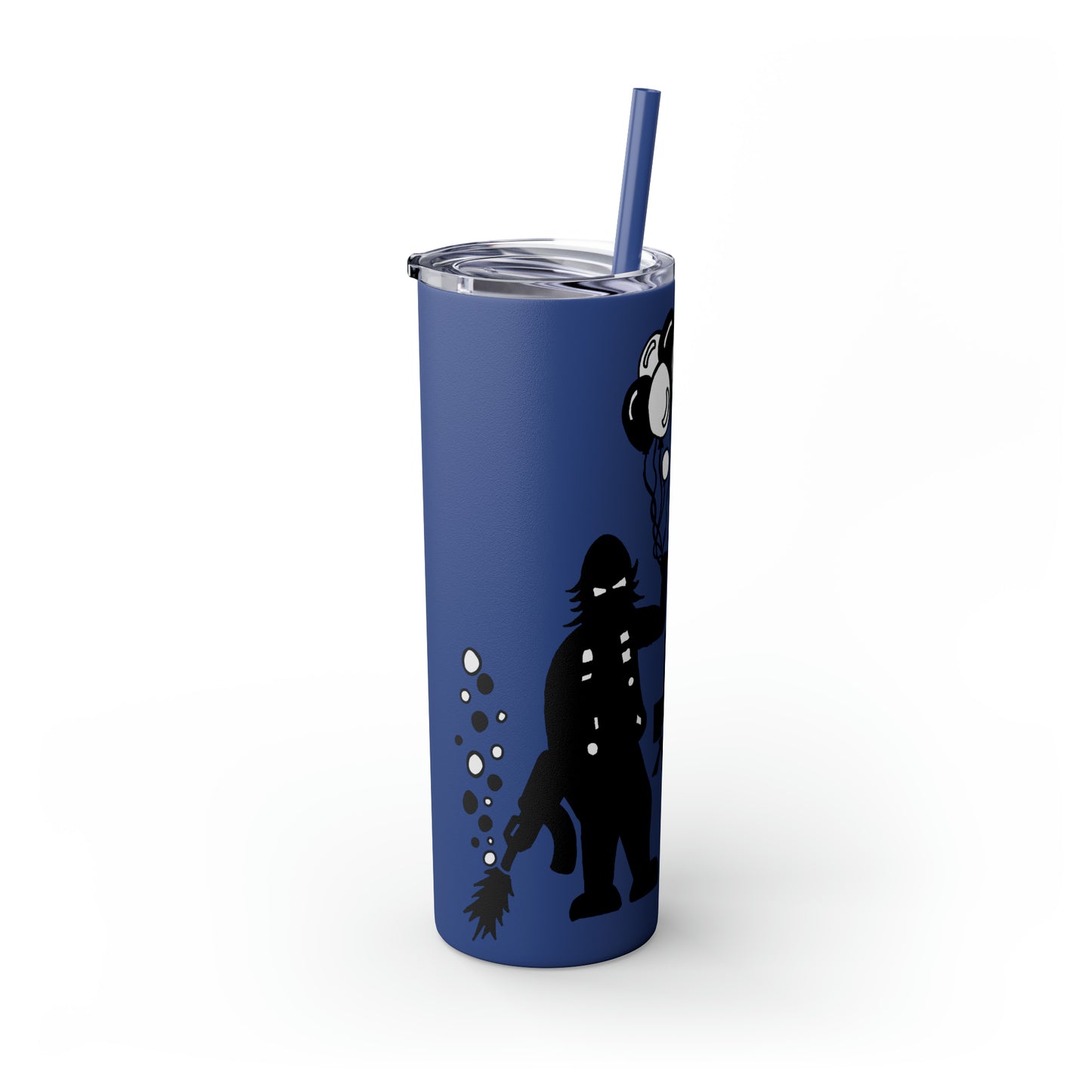 Skinny Tumbler with Straw, 20oz