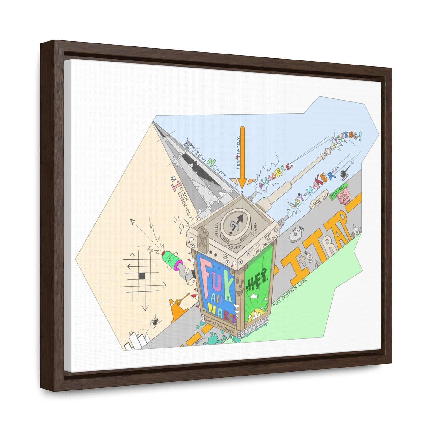 "Baby-Maker" by Sietch Ramshackle Gallery Canvas Wraps, Horizontal Frame