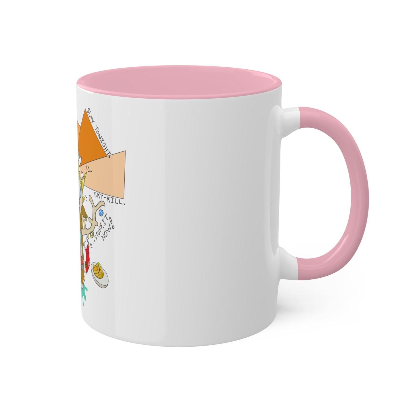 "All I Want For Christmas Is An Anti-Drone Defense System" Colorful Mugs, 11oz