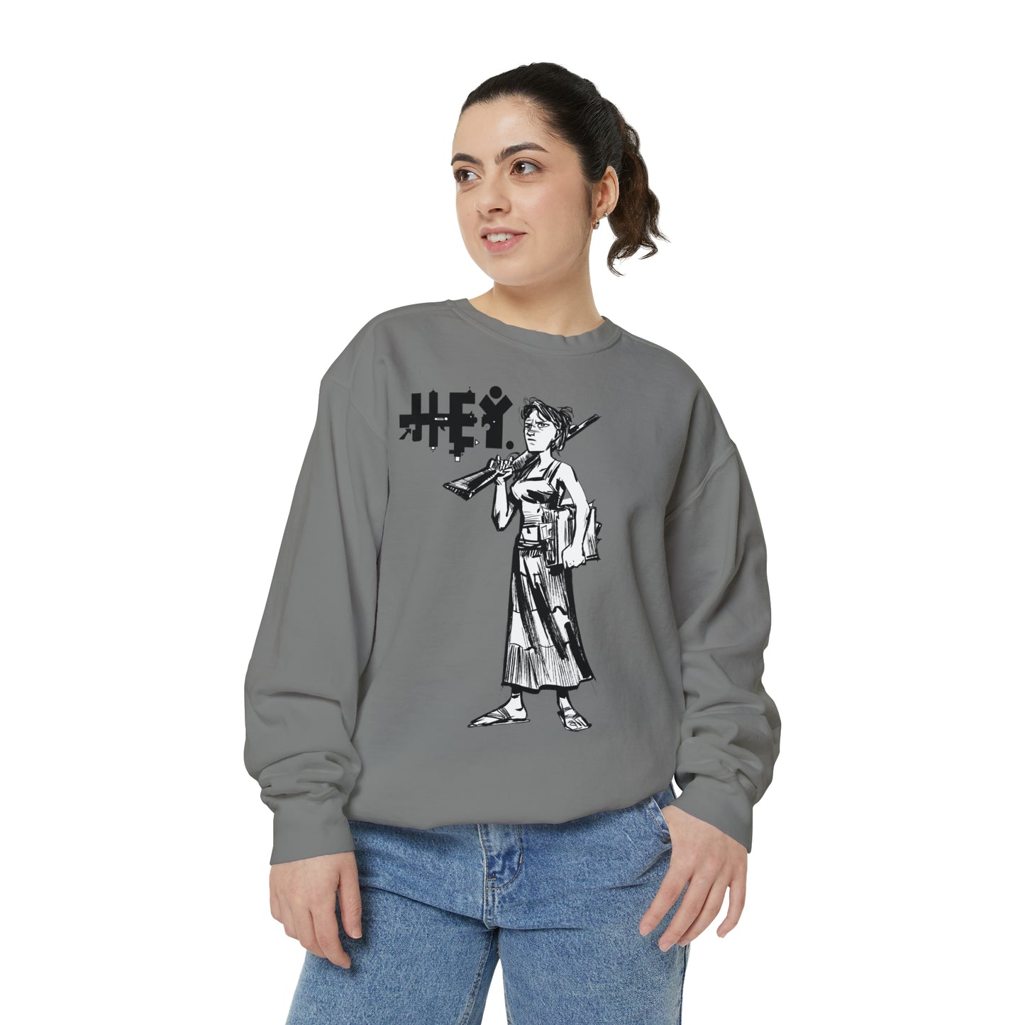 "Molly U-Hauly" Unisex Garment-Dyed Sweatshirt