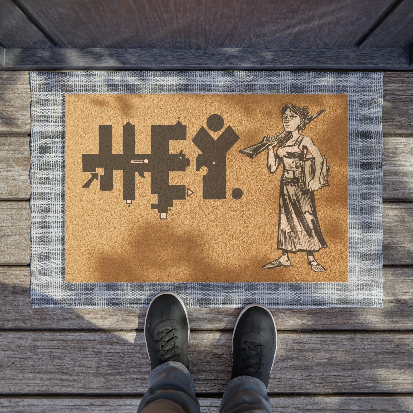 "Molly U-Hauly" Doormat