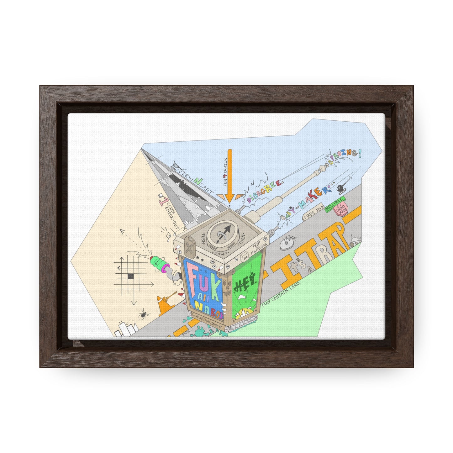 "Baby-Maker" by Sietch Ramshackle Gallery Canvas Wraps, Horizontal Frame