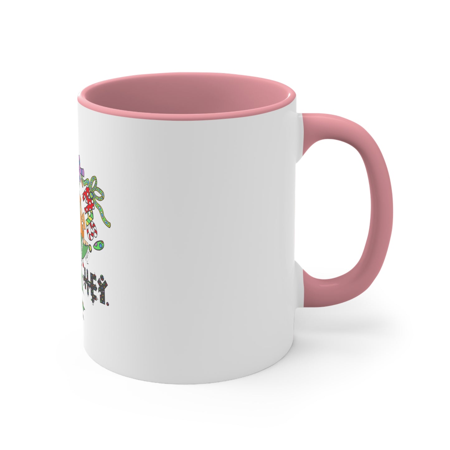 "Hey-Mas Tree" Accent Coffee Mug, 11oz