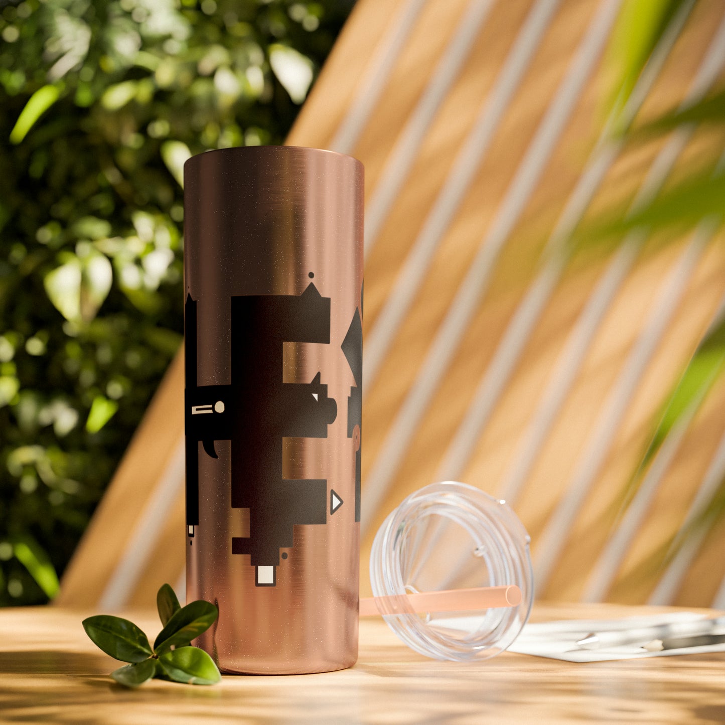 Skinny Tumbler with Straw, 20oz