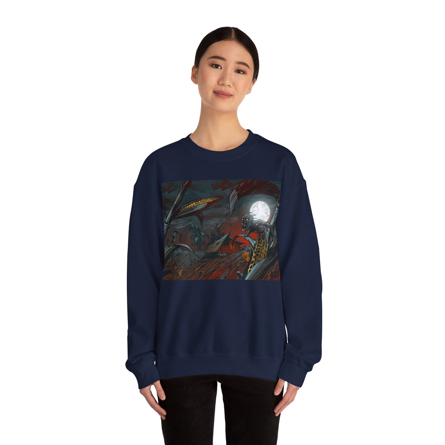 "Hey-Husk" Unisex Heavy Blend™ Crewneck Sweatshirt