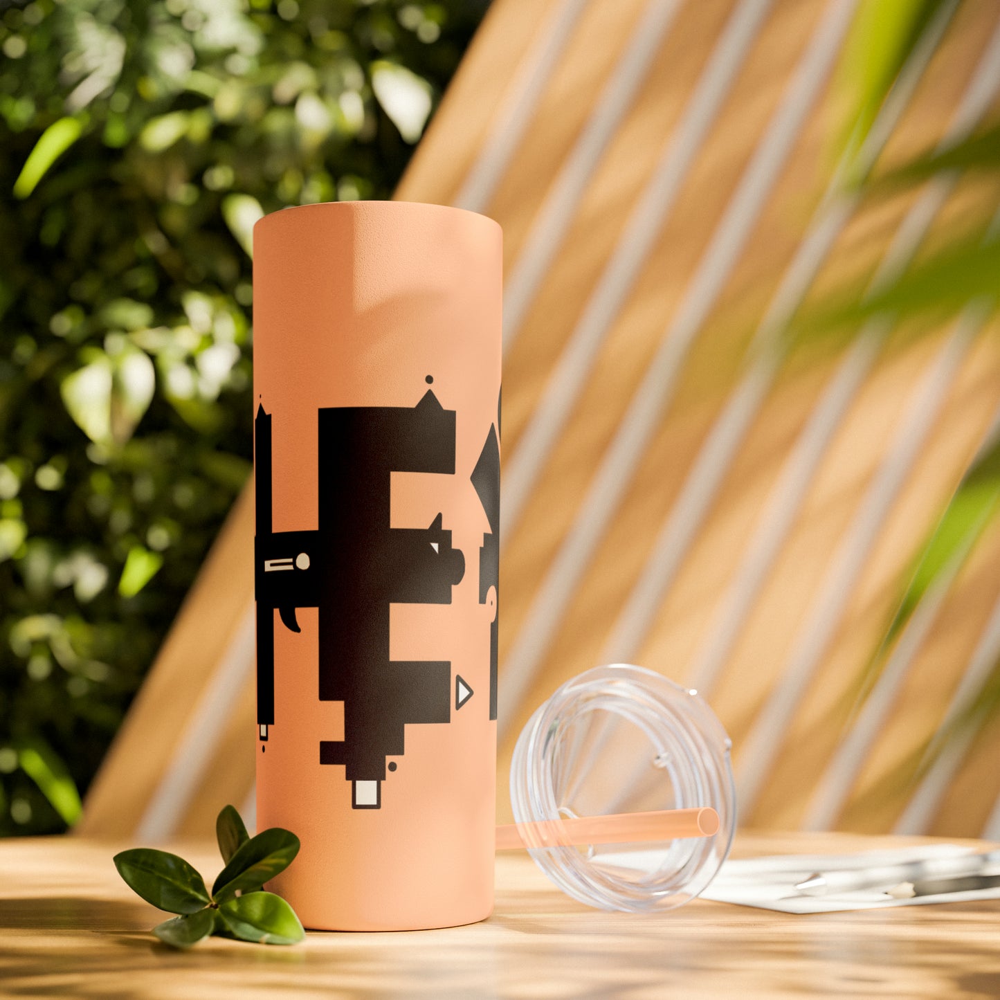 Skinny Tumbler with Straw, 20oz