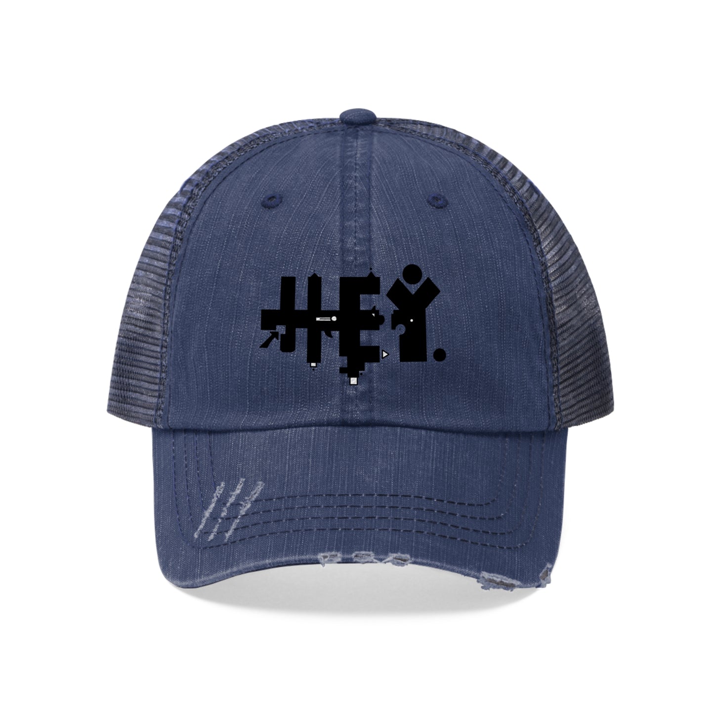 Hey. Brand Logo Unisex Trucker Hat